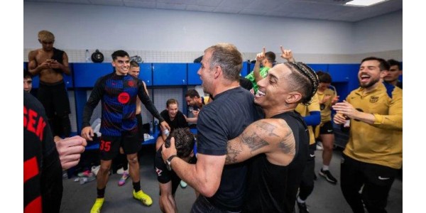 FC Barcelona heeft dit seizoen al La Liga-kampioenschap gewonnen FC Barcelona heeft dit seizoen al La Liga-kampioenschap gewonnen
